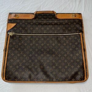 Vintage Louis Vuitton Brown Garment Bag